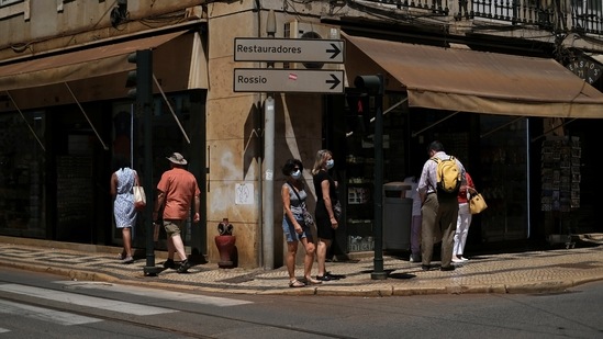 More than 70% of Covid-19 cases in Portugal’s Lisbon region are from the Delta variant, which is said to be rapidly spreading to other parts of the country.(Reuters)