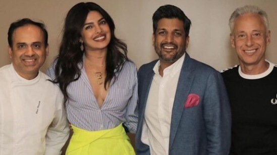 She also went into the kitchen and met the team "that makes @sonanewyork such a wholesome experience." (Instagram/@priyankahopra)