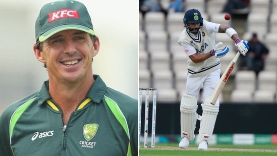 Brad Hogg and Virat Kohli. (HT Collage/File) Brad Hogg and Virat Kohli. (HT Collage/File)