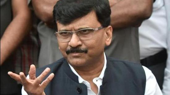 Shiv Sena’s SanjayRaut claimed that the Central agencies have become a political tool for the ruling parties since 1975. (Kunal Patil/HT Photo)