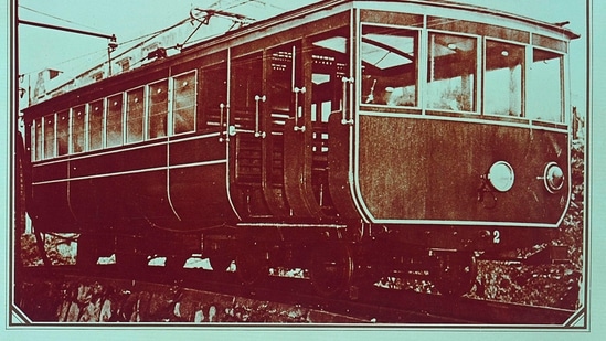In this undated photo provided by Hong Kong Peak Tramways, a 2nd generation Peak Tram which serviced from 1926 to 1948 is seen in Hong Kong. (AP)