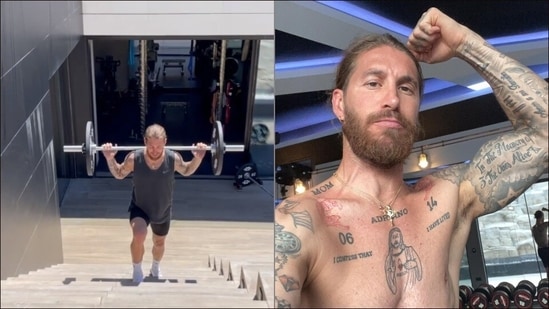 After Real Madrid exit, Sergio Ramos flaunts jaw-dropping personalised workout(Instagram/sergioramos)