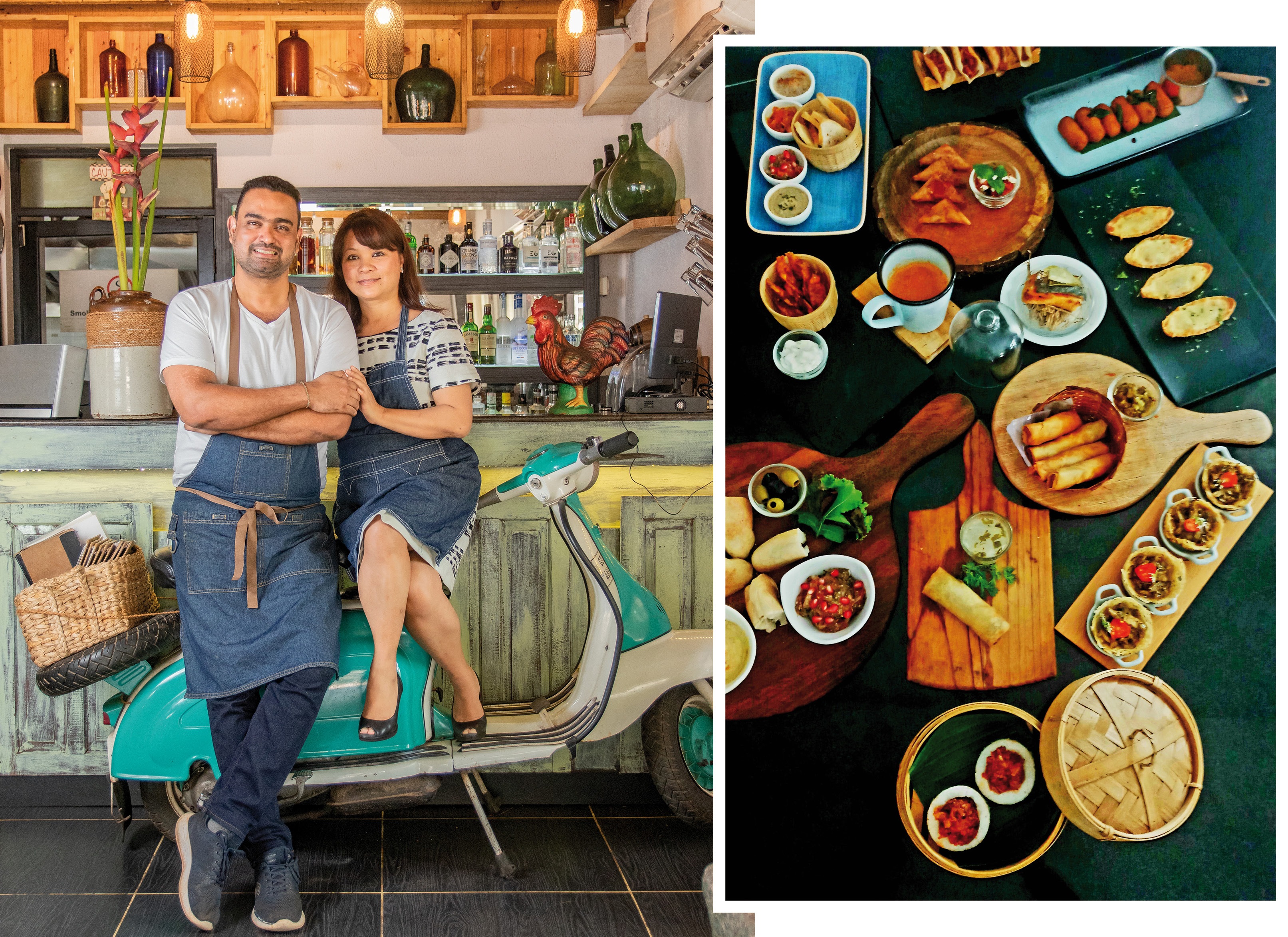 Chef Avinash and his wife Tiz bonded with local artisans and farmers during the lockdown Chef Avinash and his wife Tiz bonded with local artisans and farmers during the lockdown
