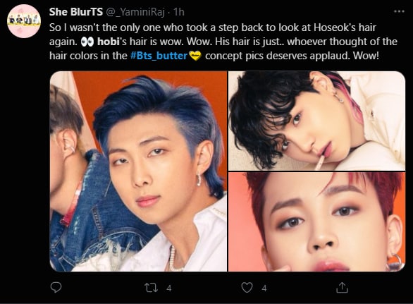 BTS fans share their thoughts on Butter concept photos.