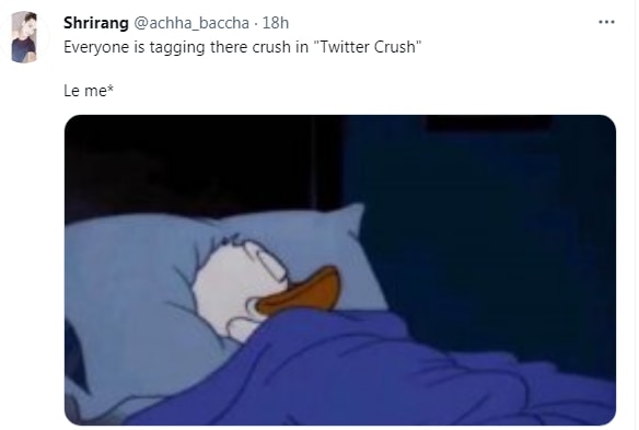 Twitter Crush trend meme.