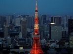 A view of the illuminated Tokyo Tower, pictured from the Sky Deck of Roppongi Hills in Tokyo,on June 2. The Tokyo Tower and other landmarks were lit in special Olympic colours in April to mark 100 days before the Summer Games opened.