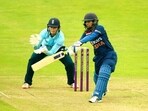 Mithali Raj bats, during the Women's One-Day International cricket match between England and India, at the Bristol County Ground.(AP)