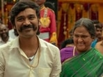 Dhanush in a still from Karthik Subbaraj's Jagame Thandhiram. Dhanush in a still from Karthik Subbaraj's Jagame Thandhiram.