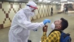 As many as 2,576 new Covid-19 cases and 93 more fatalities were reported in Karnataka on Monday.(PTI) As many as 2,576 new Covid-19 cases and 93 more fatalities were reported in Karnataka on Monday.(PTI)
