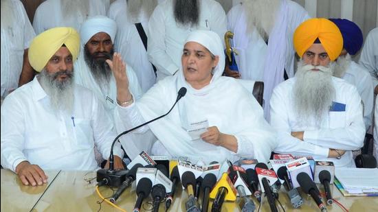 SGPC president Bibi Jagir Kaur (HT Photo) SGPC president Bibi Jagir Kaur (HT Photo)