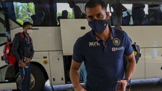 New hairstyle, who that? Deepak Chahar, with his fresh cut, poses for the camera. Reckon he is smiling behind his mask? (TWITTER/BCCI) New hairstyle, who that? Deepak Chahar, with his fresh cut, poses for the camera. Reckon he is smiling behind his mask? (TWITTER/BCCI)