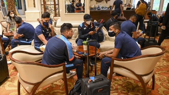 What do you think Navdeep Saini is telling Kuldeep Yadav here? What do you think Navdeep Saini is telling Kuldeep Yadav here?