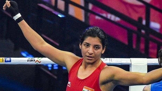 Boxer Simranjit Kaur (Source: Twitter)