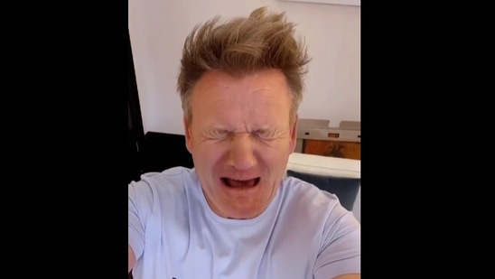 Gordon Ramsay's reaction to the recipe has left people in splits.(Instagram/@gordongram)