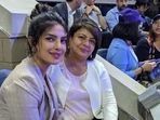 Priyanka Chopra with her mom Madhu Chopra. Priyanka Chopra with her mom Madhu Chopra.