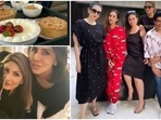 Kareena Kapoor, Riddhima Kapoor Sahni, Neetu Kapoor were at Manish Malhotra's home for a get-together. Kareena Kapoor, Riddhima Kapoor Sahni, Neetu Kapoor were at Manish Malhotra's home for a get-together.
