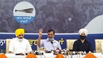 Delhi chief minister and AAP chief Arvind Kejriwal addressing a press conference in Chandigarh on Tuesday.(Keshav Singh/HT Photo) Delhi chief minister and AAP chief Arvind Kejriwal addressing a press conference in Chandigarh on Tuesday.(Keshav Singh/HT Photo)