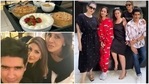 Kareena Kapoor, Riddhima Kapoor Sahni, Neetu Kapoor were at Manish Malhotra's home for a get-together. Kareena Kapoor, Riddhima Kapoor Sahni, Neetu Kapoor were at Manish Malhotra's home for a get-together.