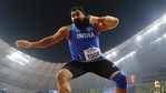 File photo of India's Tejinderpal Singh Toor in action.(REUTERS)