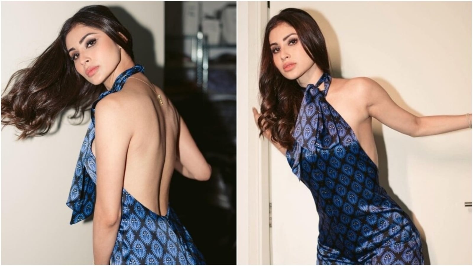 Mouni Roy ups the hotness quotient in a backless printed jumpsuit