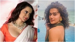 Taapsee Pannu and Kangana Rananut have been at loggerheads for several years.