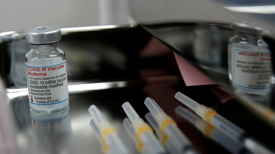 Moderna is donating an unspecified number of doses to India through the World Health Organization (WHO) and Gavi’s COVAX mechanism(Reuters Photo)