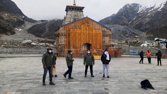 On June 25, the state government decided to open the pilgrimage to Kedarnath, Badrinath, Yamunotri and Badrinath for locals in limited numbers from July 1. (PTI) On June 25, the state government decided to open the pilgrimage to Kedarnath, Badrinath, Yamunotri and Badrinath for locals in limited numbers from July 1. (PTI)