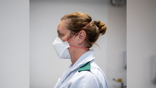 In December 2020, the UK hospital upgraded its respiratory protective equipment to FFP3 respirators.(Credit: CUH NHS Foundation Trust)