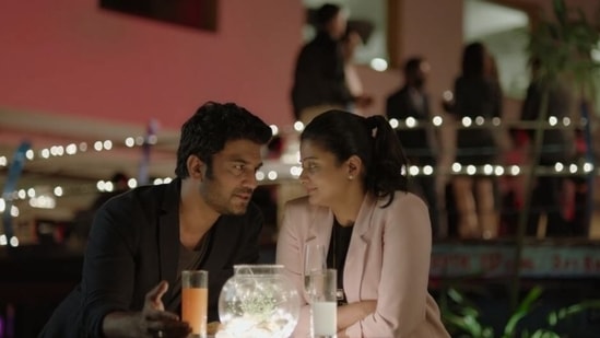 Priyamani and Sharad Kelkar, as Suchi and Arvind, in a still from The Family Man.