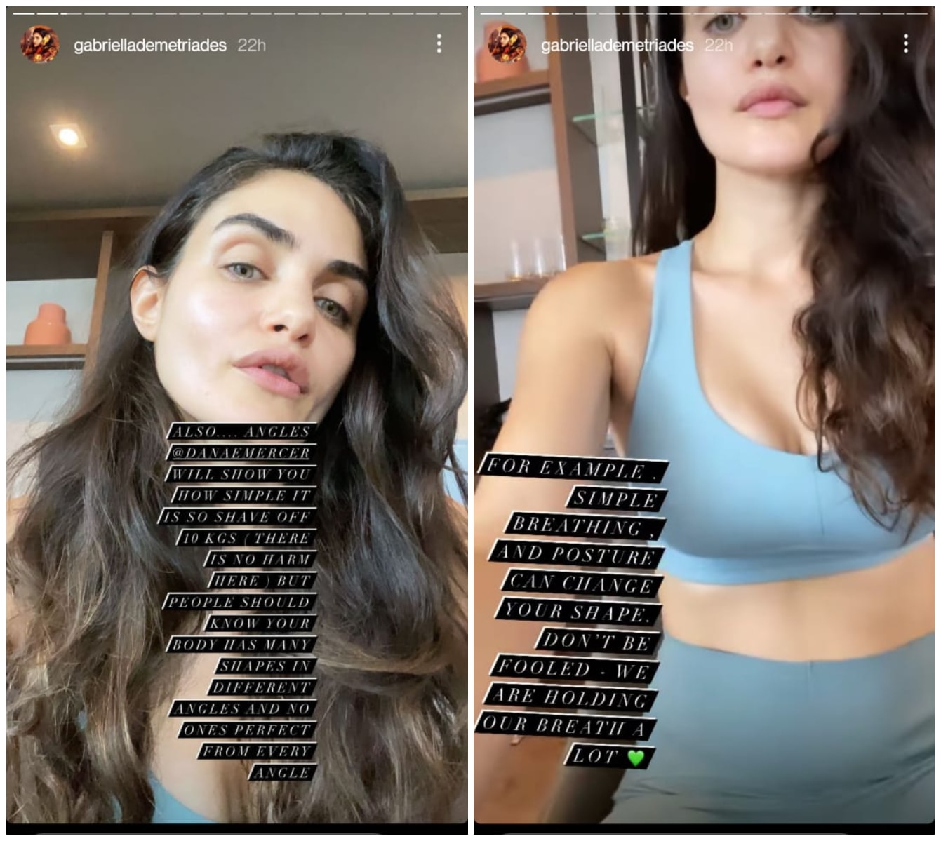 Gabriella Demetriades on Instagram Stories. Gabriella Demetriades on Instagram Stories.