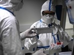 Earlier this month, chief minister Arvind Kejriwal had said that Delhi will set up two genome sequencing laboratories in Lok Nayak Hospital and ILBS within three months.(AFP) Earlier this month, chief minister Arvind Kejriwal had said that Delhi will set up two genome sequencing laboratories in Lok Nayak Hospital and ILBS within three months.(AFP)