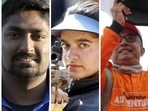 Khel Ratna Award nominations: Ankur Mittal, Anjum Moudgil (C) and Musa Sherif (right)(HT Collage) Khel Ratna Award nominations: Ankur Mittal, Anjum Moudgil (C) and Musa Sherif (right)(HT Collage)
