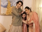 Archana Puran Singh with her sons, Aryamann and Ayushmaan. Archana Puran Singh with her sons, Aryamann and Ayushmaan.