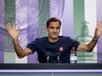 Wimbledon: 'Sorry, I didn't understand, my English is not good enough': Federer has fans gushing over him for adorable on-court interview. Wimbledon: 'Sorry, I didn't understand, my English is not good enough': Federer has fans gushing over him for adorable on-court interview.