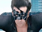 Hrithik Roshan as the superhero Krrish. Hrithik Roshan as the superhero Krrish.