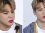Jimin on Run BTS. Jimin on Run BTS.