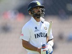 Virat Kohli heads back after getting dismissed. (Getty Images) Virat Kohli heads back after getting dismissed. (Getty Images)