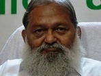 Haryana health minister Anil Vij
