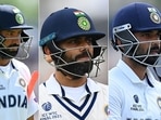 Cheteshwar Pujara, Virat Kohli and Ajinkya Rahane could not cross 50 in the WTC final. (Getty Images) Cheteshwar Pujara, Virat Kohli and Ajinkya Rahane could not cross 50 in the WTC final. (Getty Images)