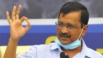 On freebie politics, Kejriwal said he was asked the same questions in Delhi six years ago, but his government has achieved this there.(Keshav Singh/HT Photo) On freebie politics, Kejriwal said he was asked the same questions in Delhi six years ago, but his government has achieved this there.(Keshav Singh/HT Photo)