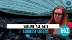 Wimbledon: Scientist behind Oxford Covid vaccine gets standing ovation Wimbledon: Scientist behind Oxford Covid vaccine gets standing ovation