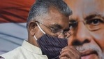 BJP West Bengal president Dilip Ghosh during a press meet in Kolkata.(PTI) BJP West Bengal president Dilip Ghosh during a press meet in Kolkata.(PTI)
