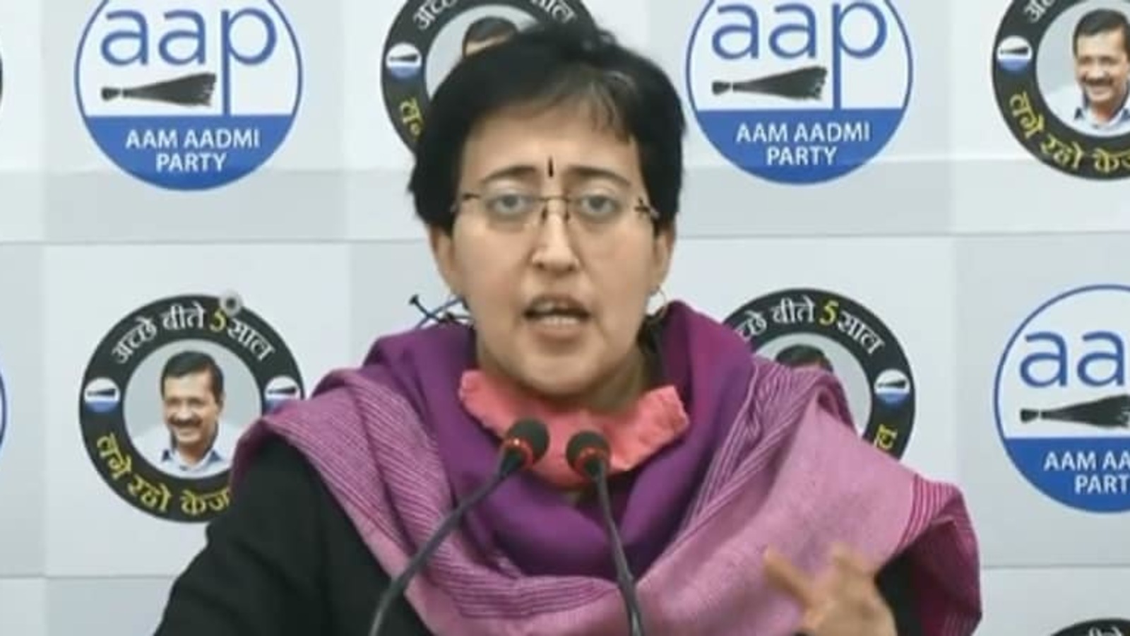 AAP hits out at BJP for Centre’s I-T notice to Kalkaji MLA Atishi ...