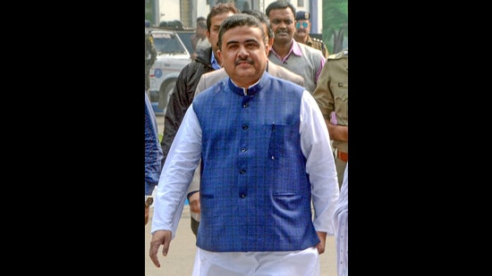 Mamata Banerjee’s protégé-turned-adversary Suvendu Adhikari took a dig at the West Bengal chief minister after the state floated earlier this month for a 10-seater plane that can fly anywhere in the country. (PTI) Mamata Banerjee’s protégé-turned-adversary Suvendu Adhikari took a dig at the West Bengal chief minister after the state floated earlier this month for a 10-seater plane that can fly anywhere in the country. (PTI)