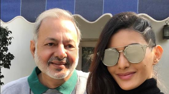 Amyra Dastur with her father, Dr Rohinton Dastur.