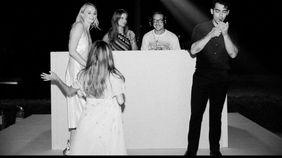 The pair got engaged in October 2017. In May 2019, Sophie and Joe surprised their fans by getting married after the Billboard Awards in Las Vegas.(Instagram)