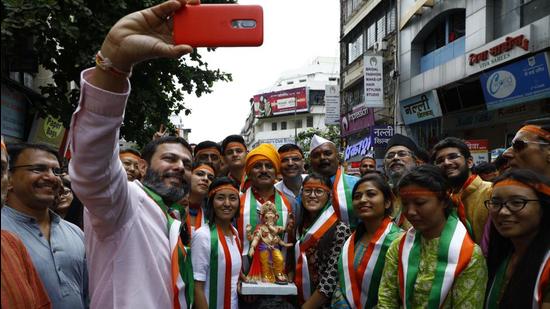 Ganeshotsav celebrationat Sardar Winchurkar Wada, Kumtekar road in Pune. (Rahul Raut/HT FILE PHOTO) Ganeshotsav celebrationat Sardar Winchurkar Wada, Kumtekar road in Pune. (Rahul Raut/HT FILE PHOTO)