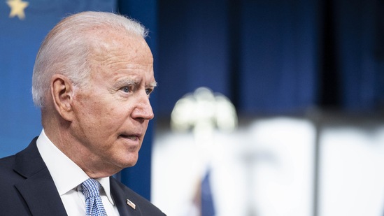 Biden said on Tuesday that the northwest heat shows why better power networks are needed as the climate crisis induces more frequent and extreme weather events. (Bloomberg) Biden said on Tuesday that the northwest heat shows why better power networks are needed as the climate crisis induces more frequent and extreme weather events. (Bloomberg)
