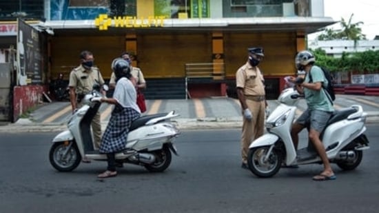 Kerala on Tuesday reported 13,550 new Covid-19 cases, taking the cumulative cases to 29,10,507. (AP) Kerala on Tuesday reported 13,550 new Covid-19 cases, taking the cumulative cases to 29,10,507. (AP)