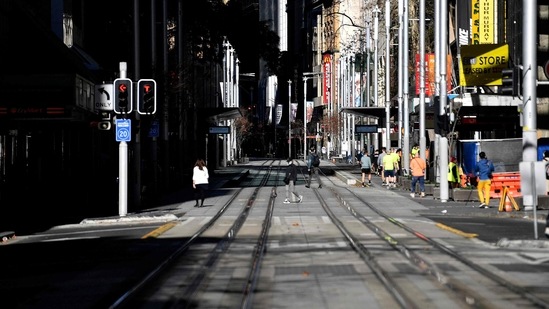 Australia relied heavily on border closures and mandatory hotel quarantine for overseas arrivals to curb the spread of the virus, but has recently struggled to contain the strain.(AFP) Australia relied heavily on border closures and mandatory hotel quarantine for overseas arrivals to curb the spread of the virus, but has recently struggled to contain the strain.(AFP)